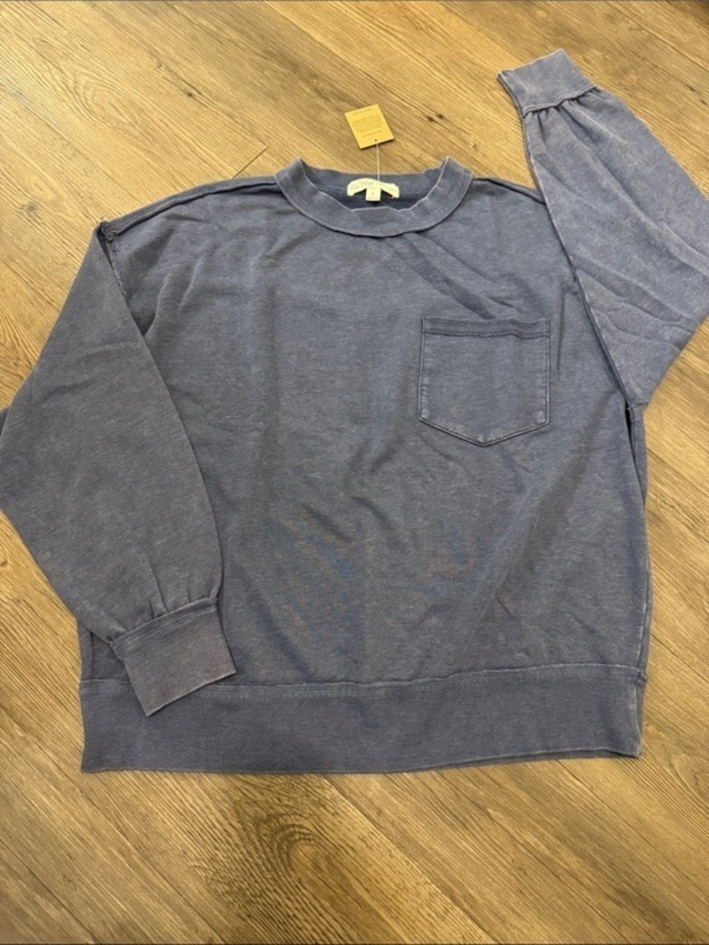 🆕 Rae Mode Oversized Crewneck Sweatshirt with Pocket. S. NWT!🔥